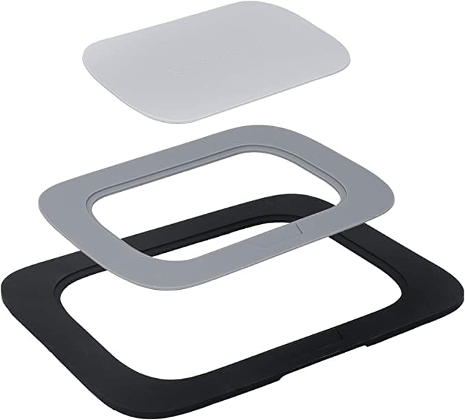 Alusta 3-in-1 23x18 cm - Harmaa-musta - Master Class