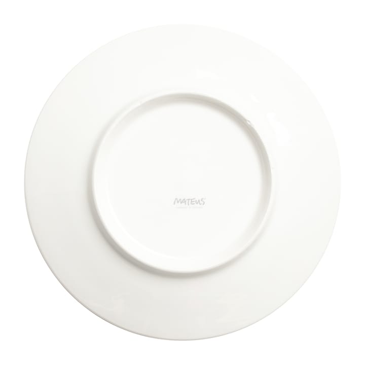 Basic-lautanen 21 cm, valkoinen Mateus
