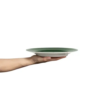 Basic lautanen 25 cm - Forest green - Mateus