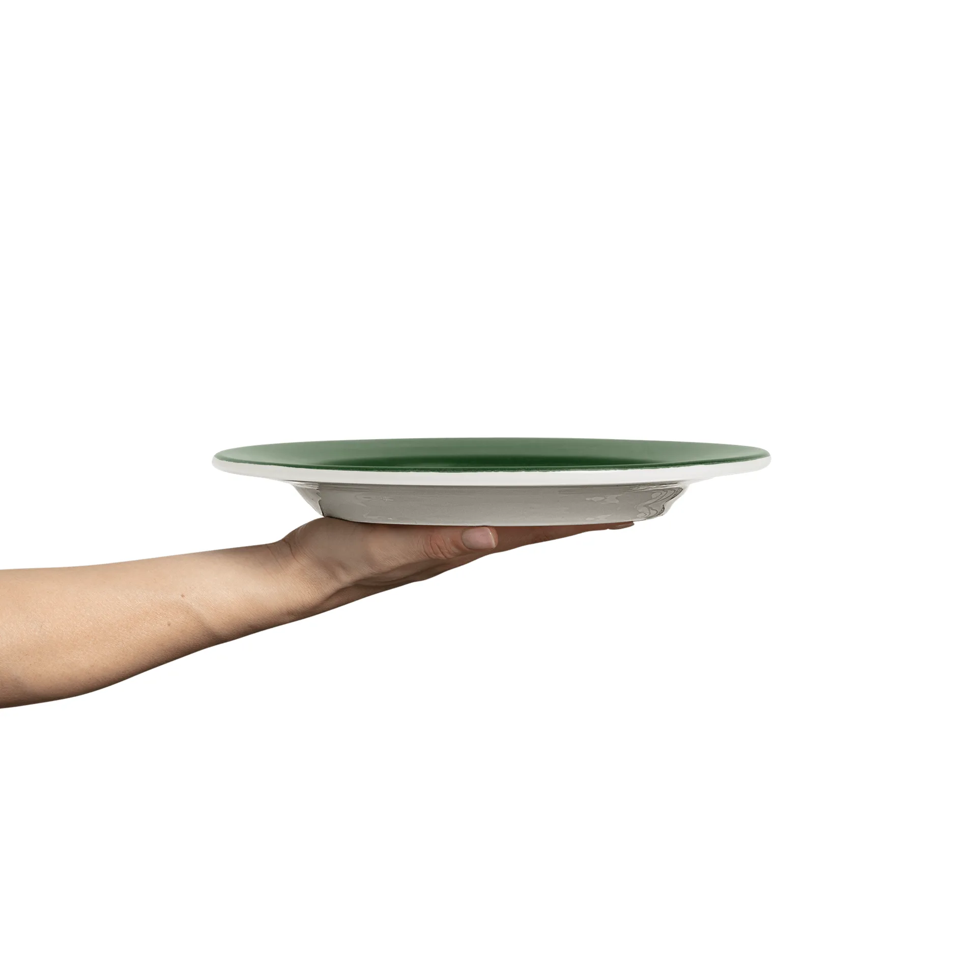 Basic-lautanen 28 cm, Forest green Mateus