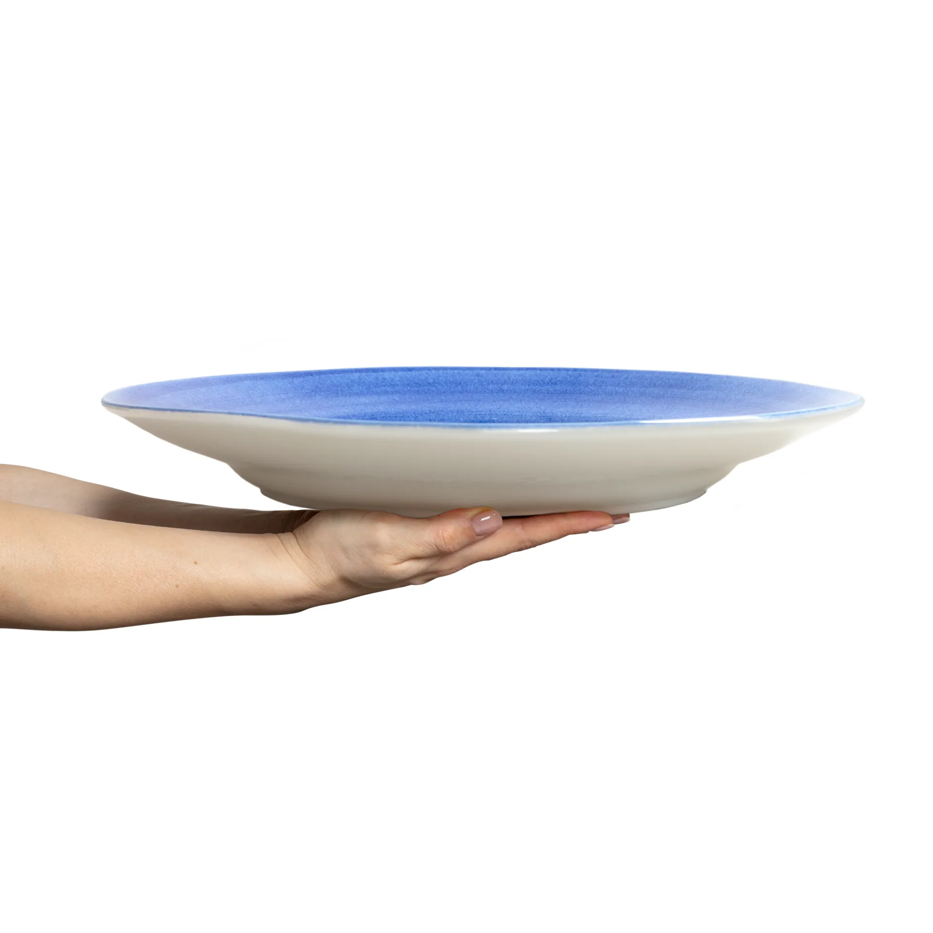 Basic tarjoilulautanen Ø41 cm, Vaaleansininen Mateus