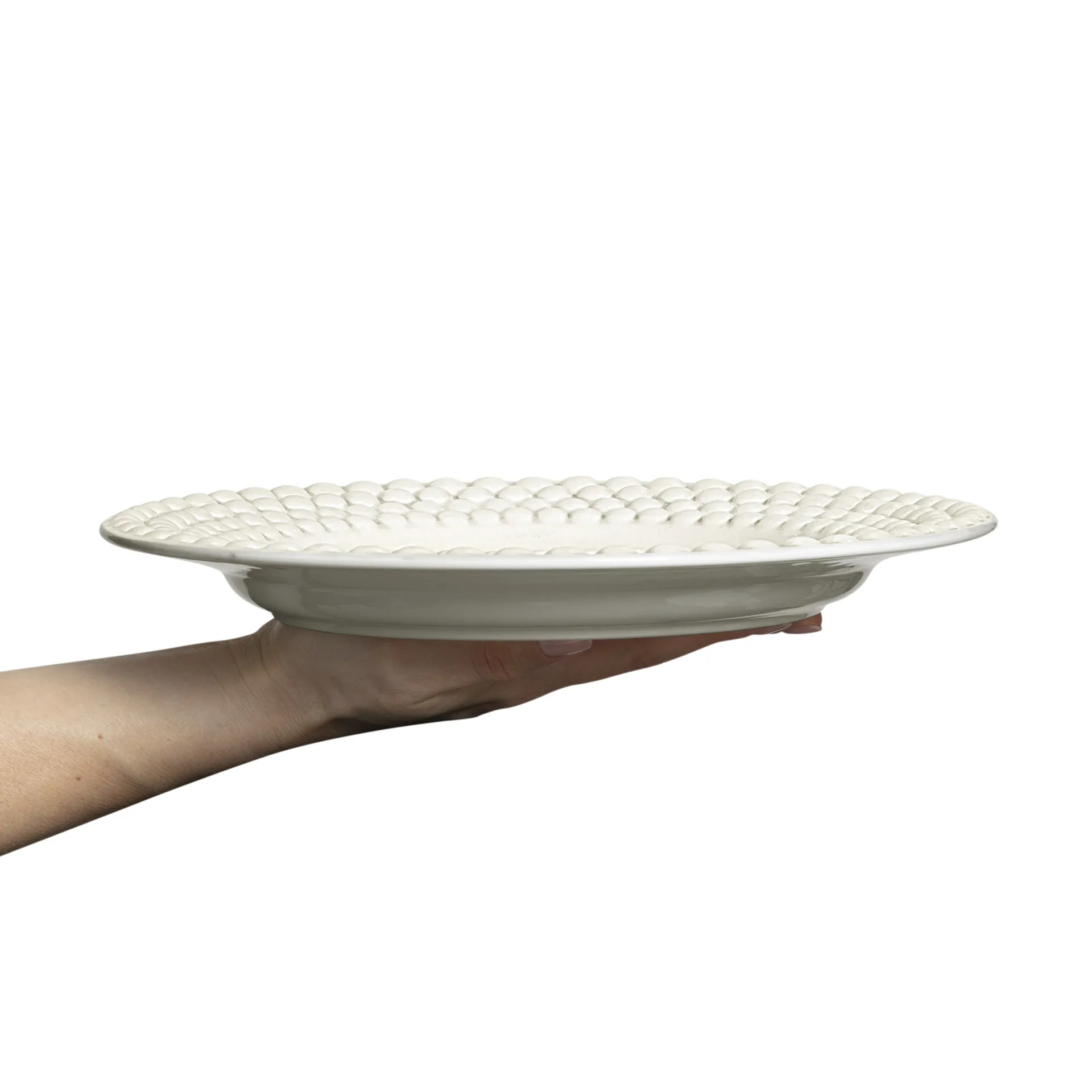 Bubbles-lautanen 28 cm, Sand Mateus