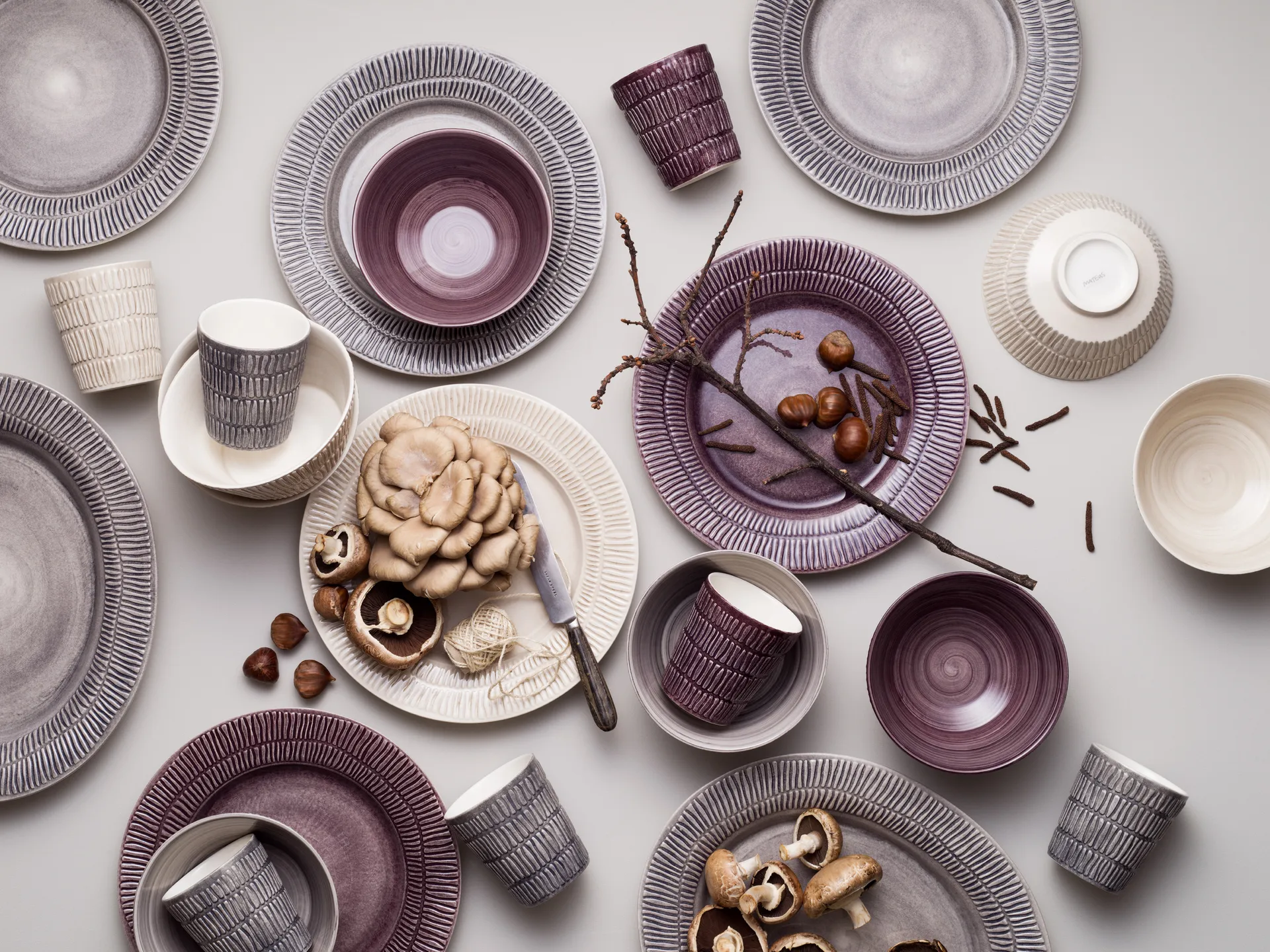 Lace-lautanen 25 cm, Luumu Mateus