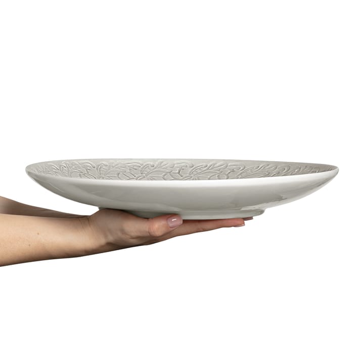 Lace-lautanen 34 cm, Harmaa Mateus