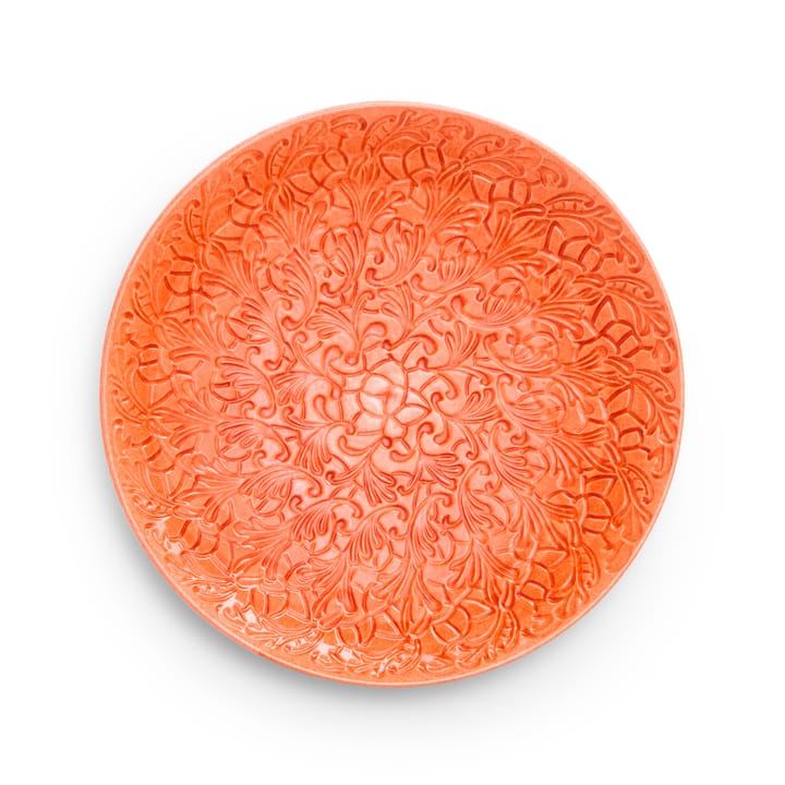 Lace-lautanen 34 cm, Oranssi Mateus