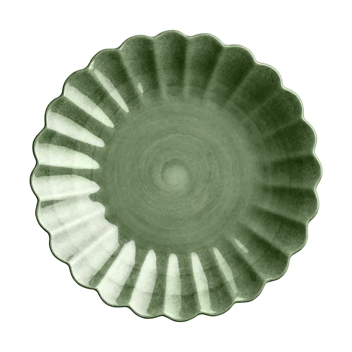 Oyster lautanen 20 cm - Forest green - Mateus