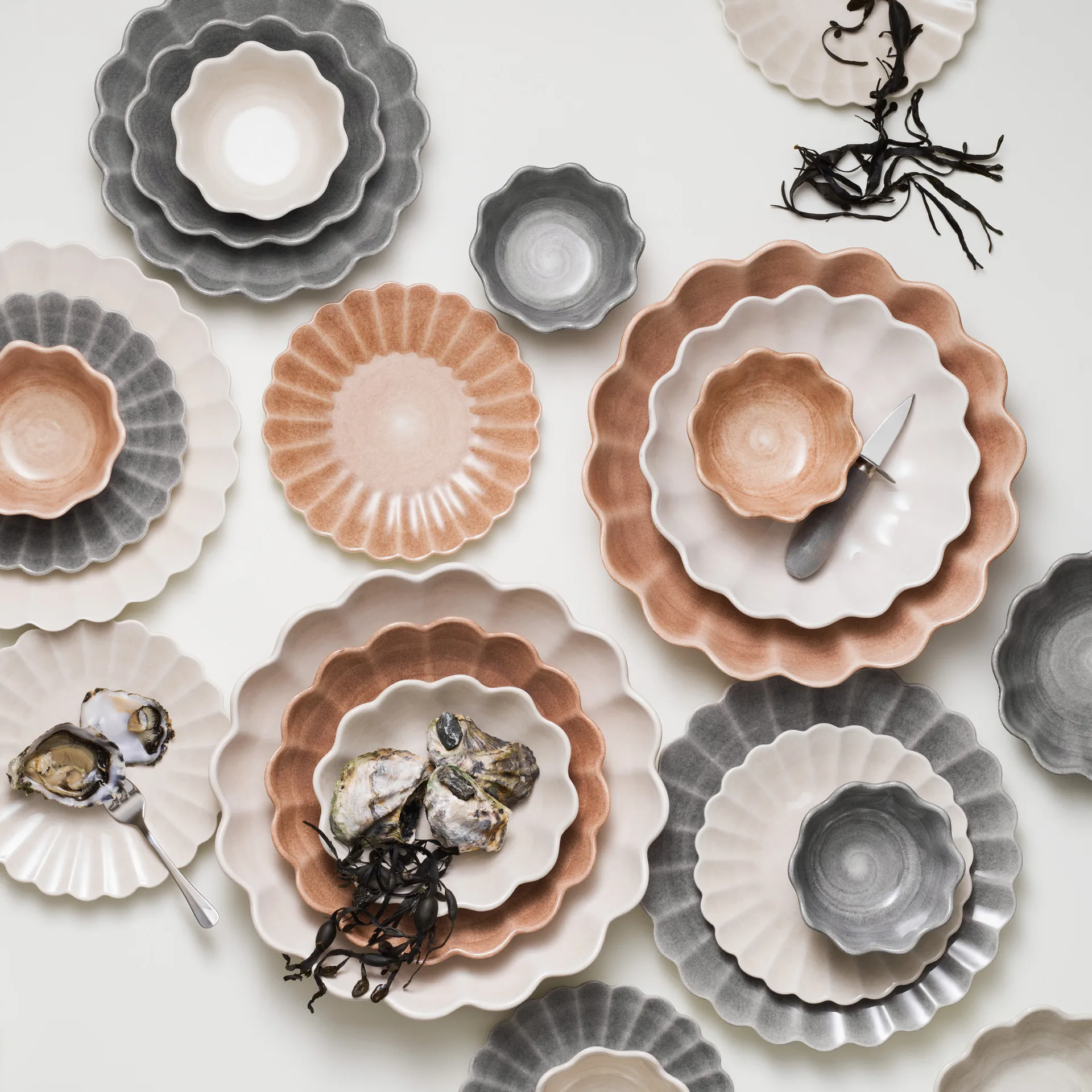 Oyster lautanen 20 cm, Hiekka Mateus