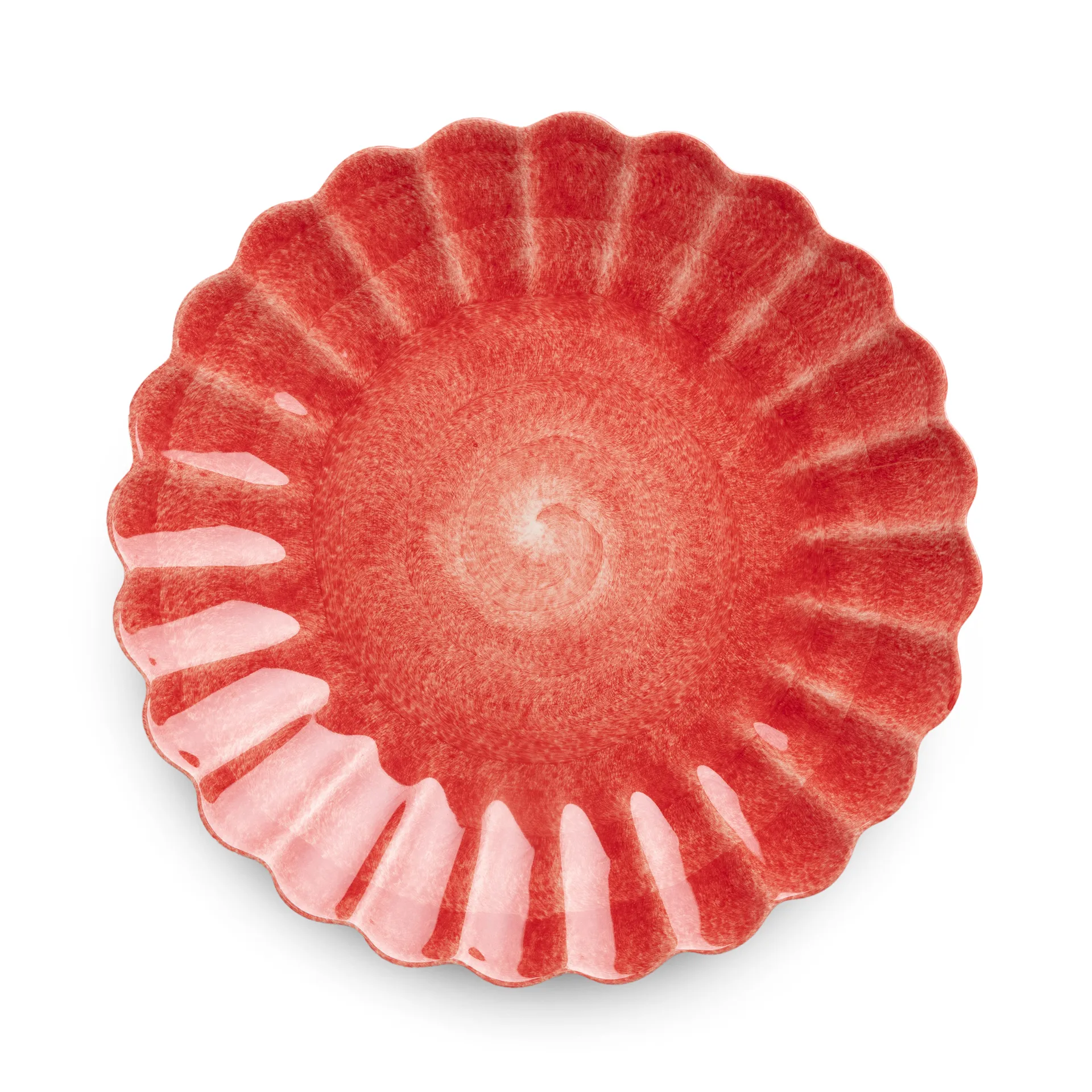 Oyster lautanen 28 cm, Punainen Mateus