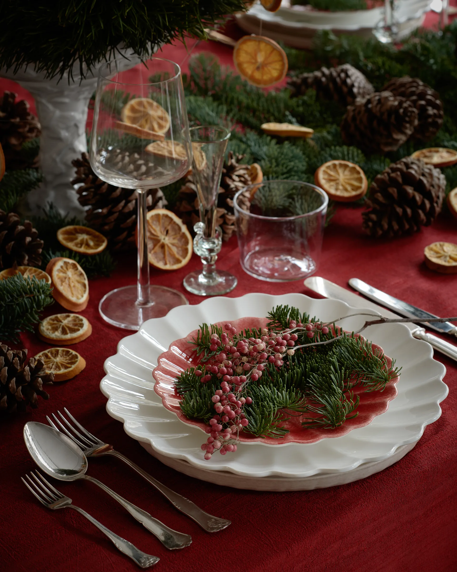 Oyster lautanen 28 cm, Valkoinen Mateus