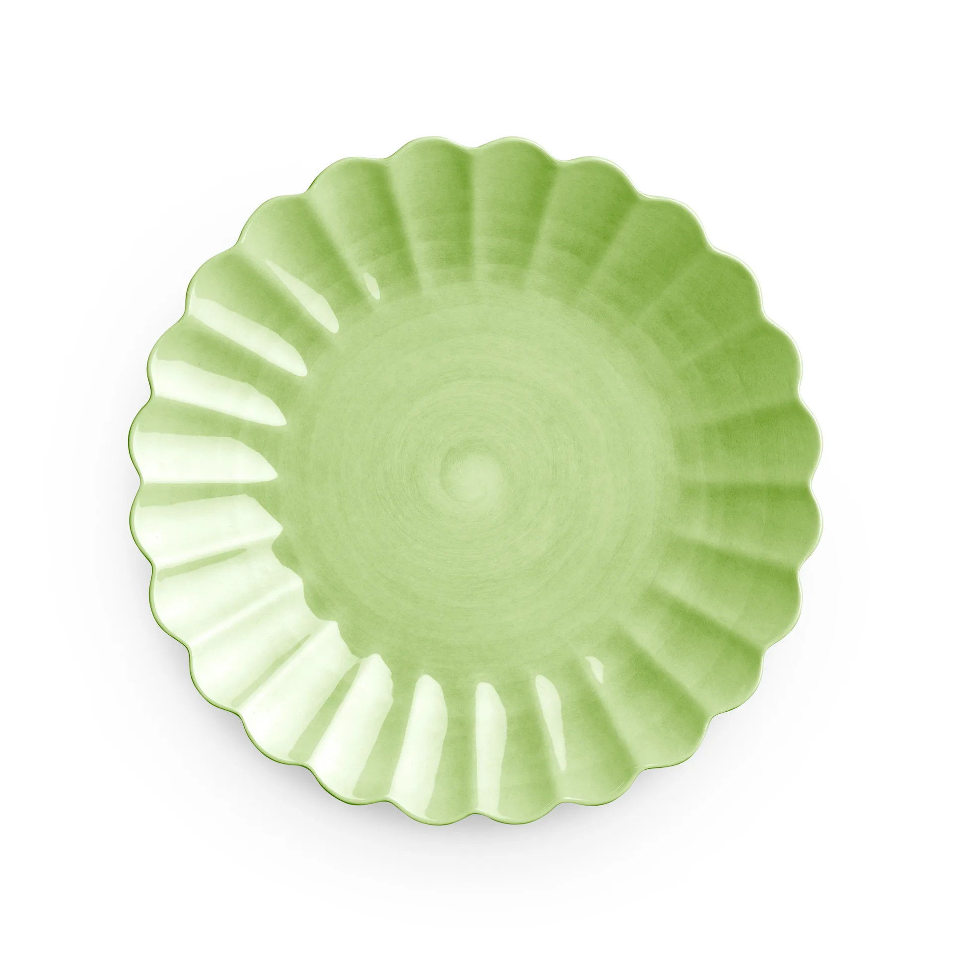 Oyster lautanen 28 cm, Vihreä Mateus