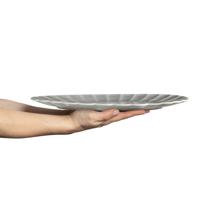 Oyster lautanen 30x35 cm, Harmaa Mateus