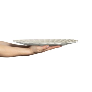 Oyster lautanen 30x35 cm - Sand - Mateus