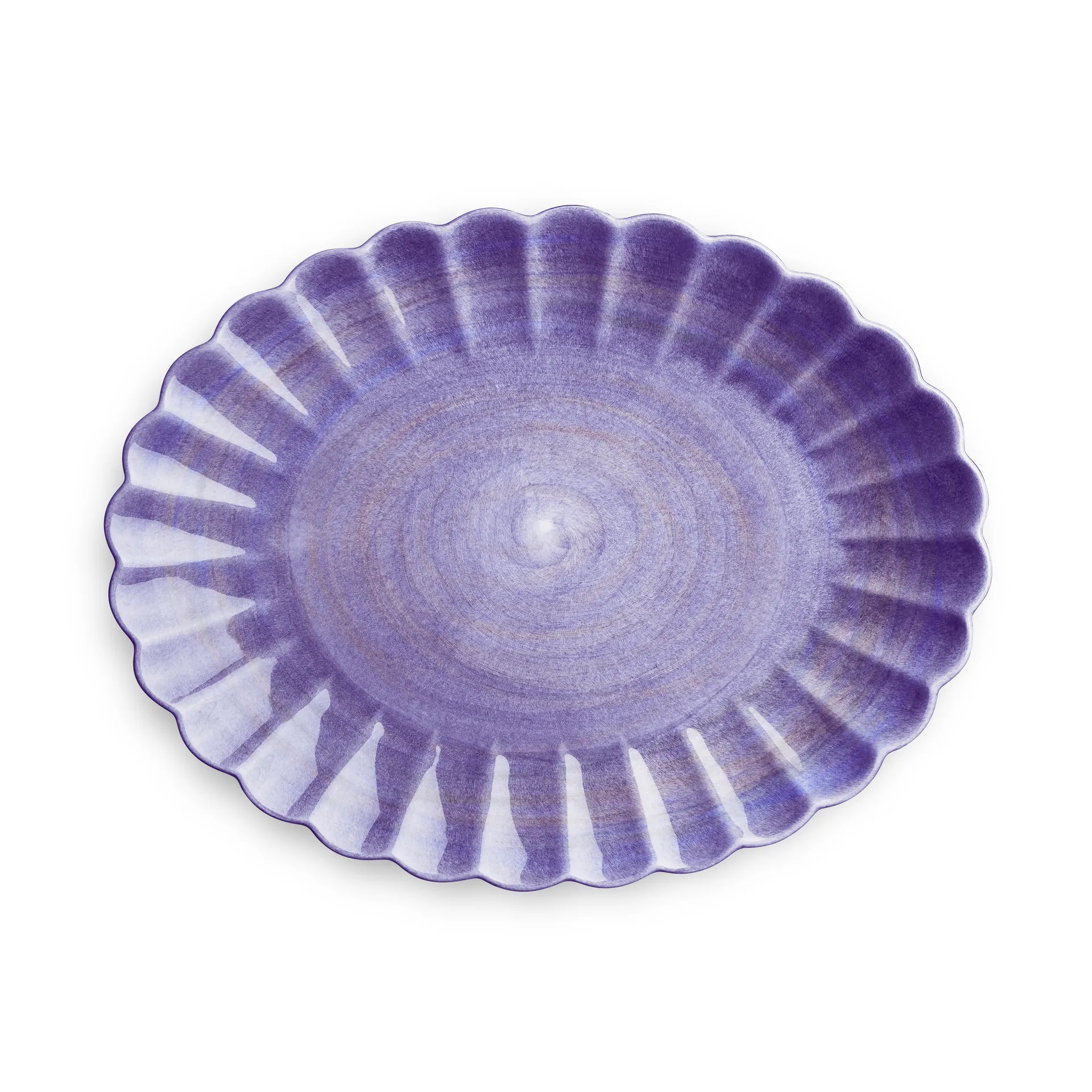 Oyster lautanen 30x35 cm, Violetti Mateus