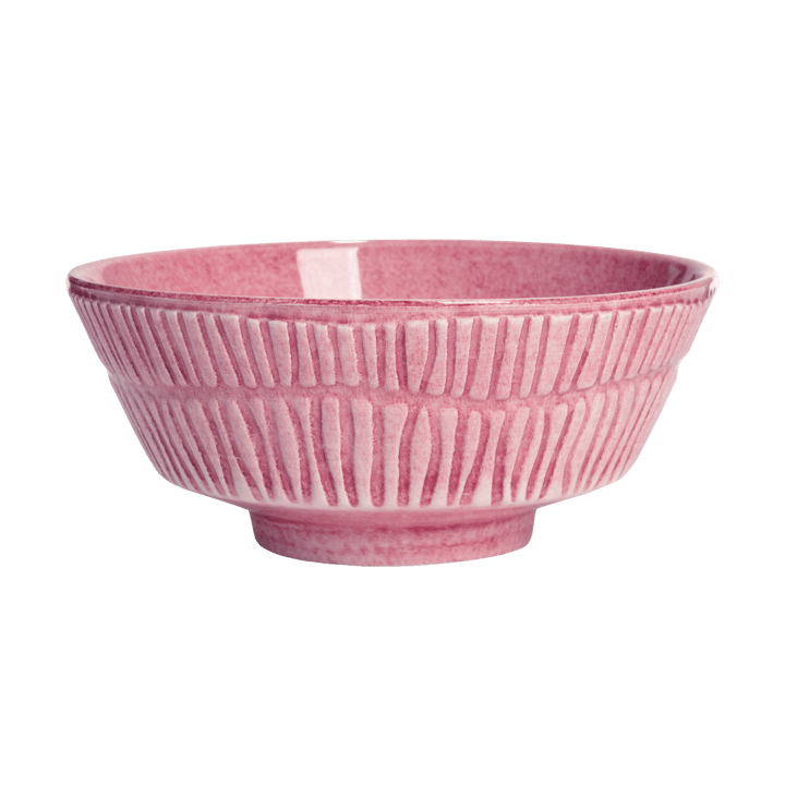 Stripes kulho Ø 15 cm, Vaaleanpunainen Mateus