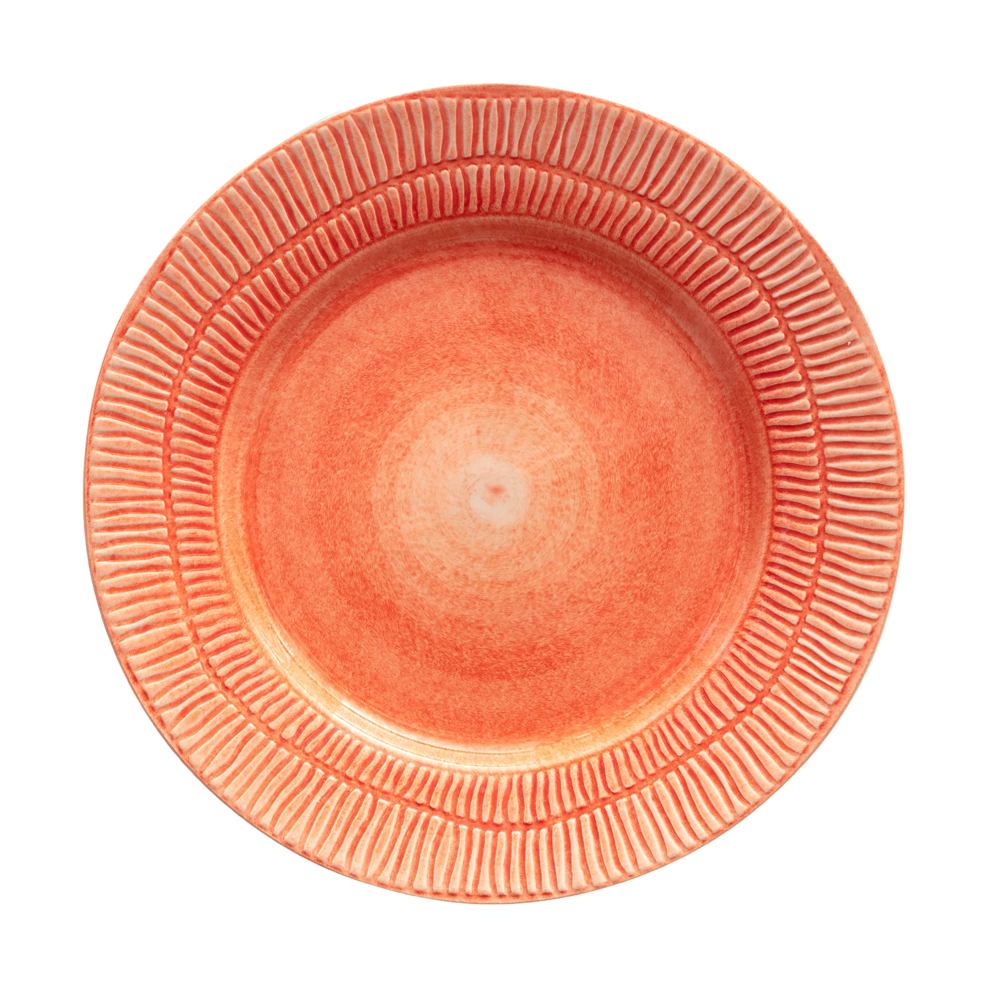 Stripes lautanen Ø28 cm, Oranssi Mateus