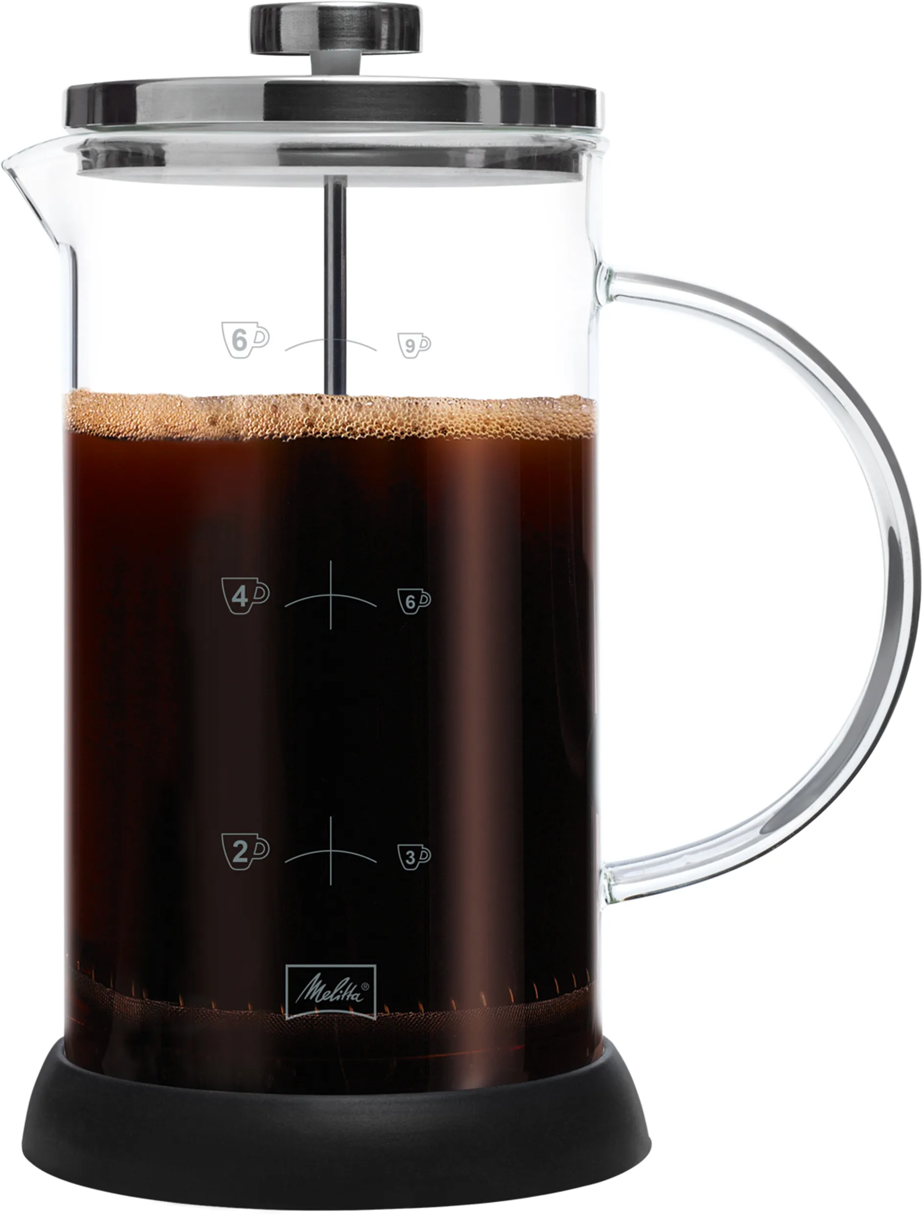 Pressokannu 9 kupille, Läpinäkyvä Melitta