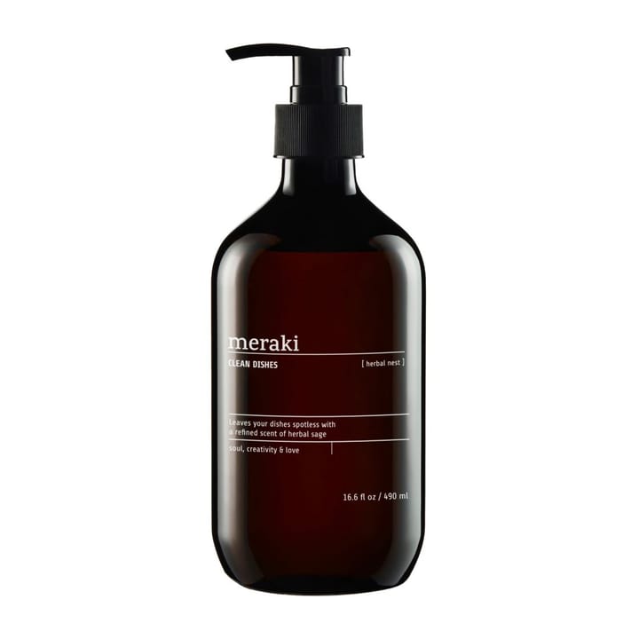 Meraki astianpesuaine, 490 ml - Herbal nest - Meraki