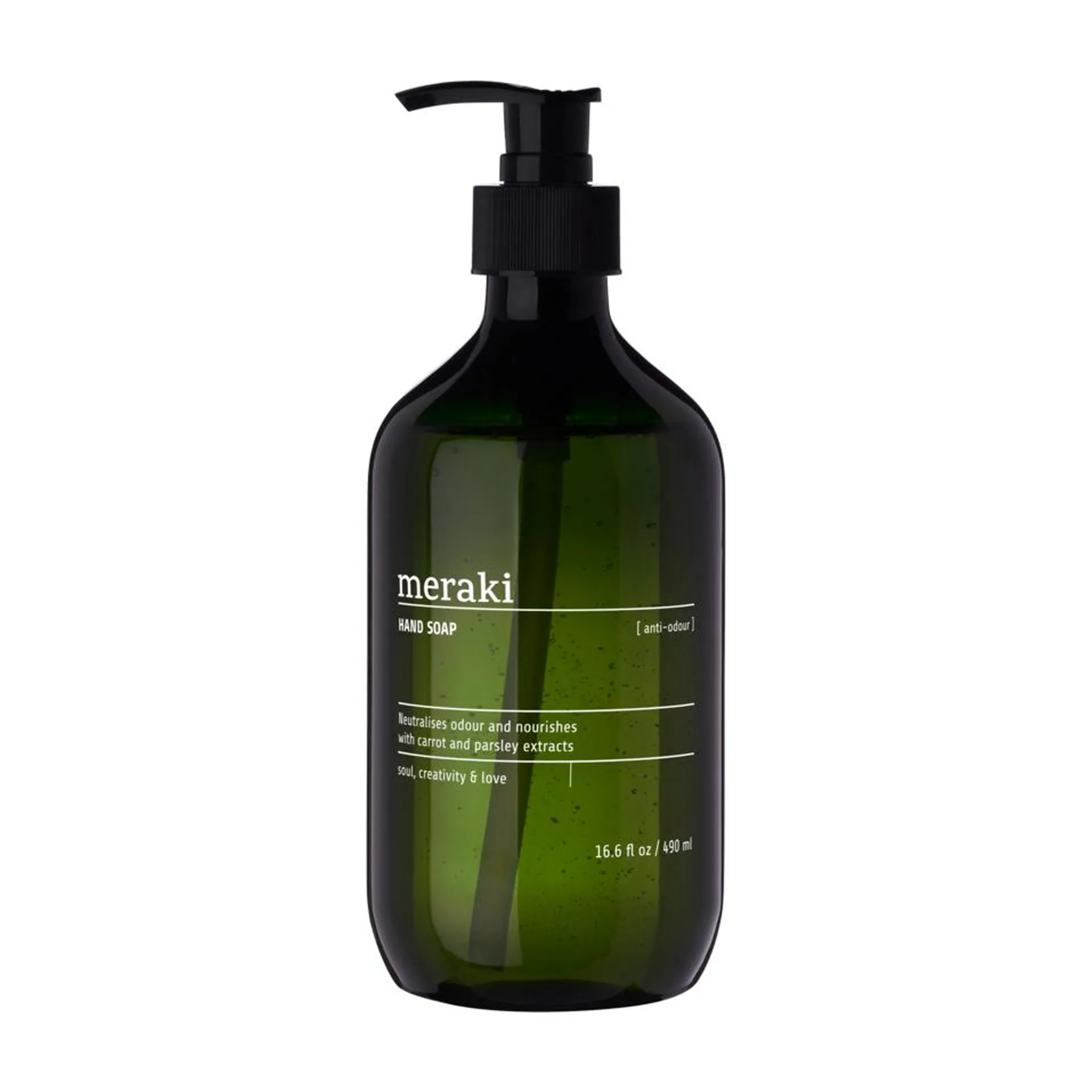 Meraki käsisaippua, 490 ml, Anti-odour Meraki