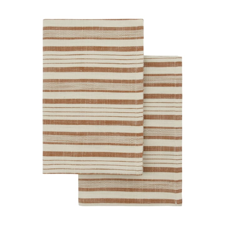 Meraki keittiöpyyhe 50x70 cm 2-pack - Terrakotta - Meraki