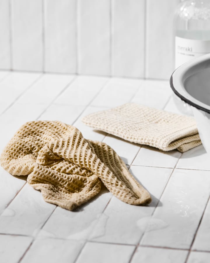 Meraki tiskirätti 30x30 cm 3-pack, Beige Meraki