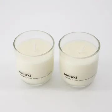 Meraki tuoksukynttilä 22 tuntia 2-pakkaus - Forest rain - Meraki