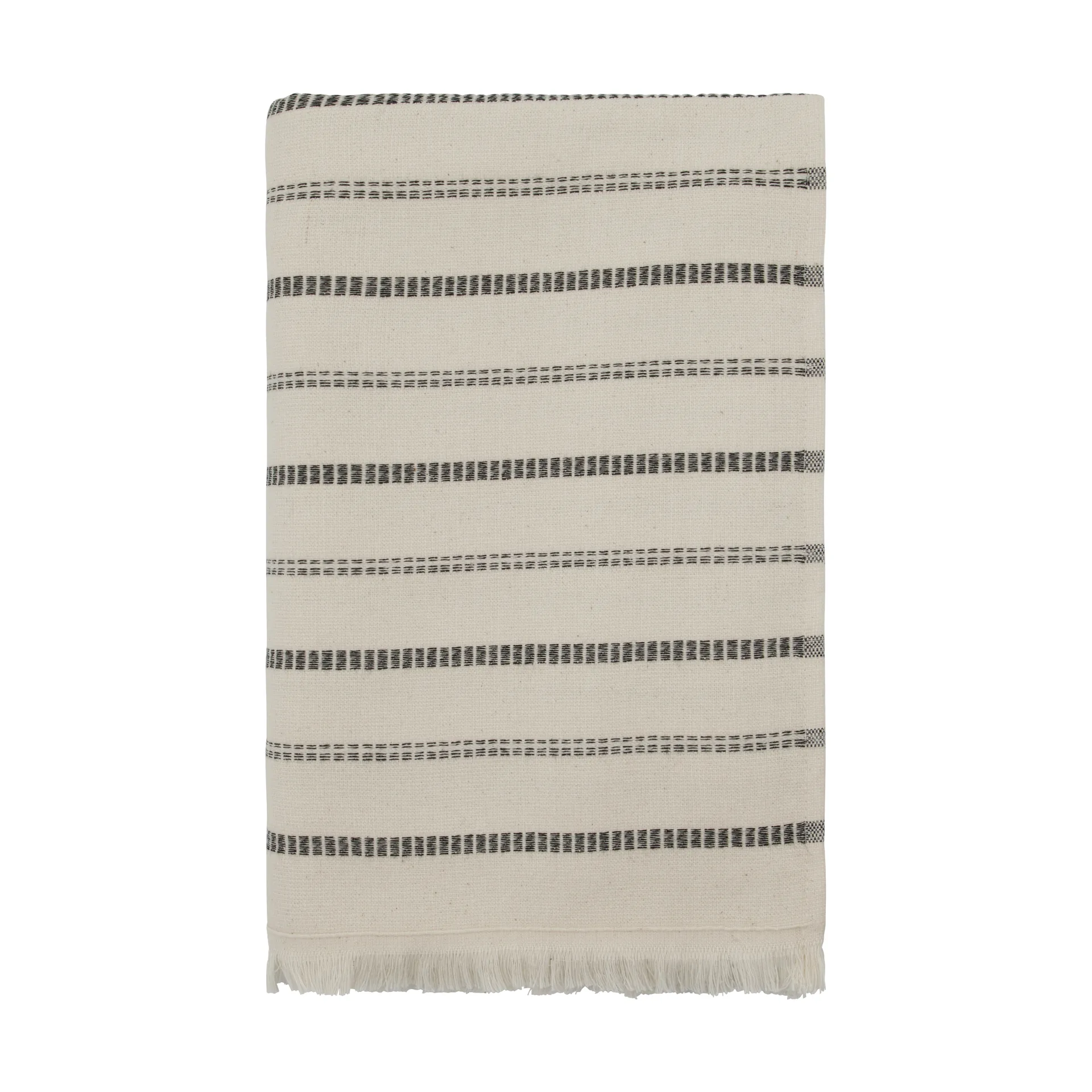 True kylpypyyhe, Off-White musta, 70x140 cm Meraki