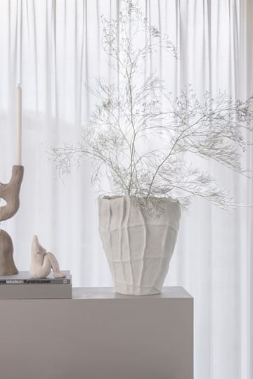 Art piece artistic maljakko 33,5 cm - Off-white - Mette Ditmer