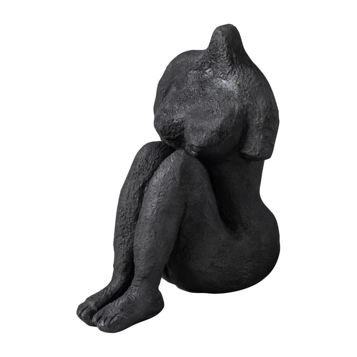 Art piece istuva nainen 14 cm, Black Mette Ditmer