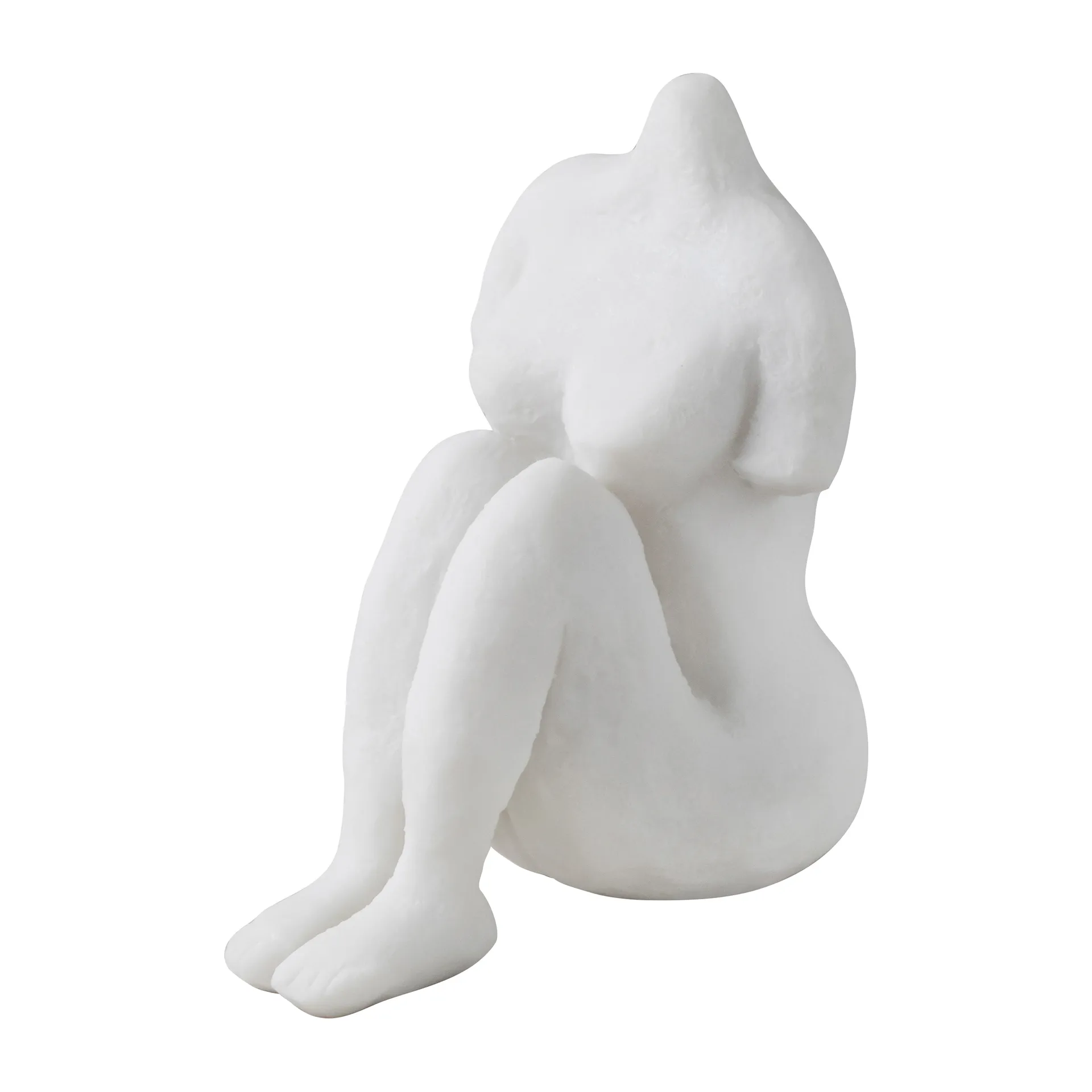 Art piece istuva nainen 14 cm, Off-white Mette Ditmer