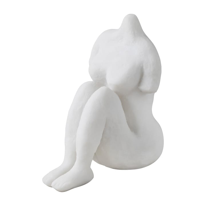 Art piece istuva nainen 14 cm, Off-white Mette Ditmer