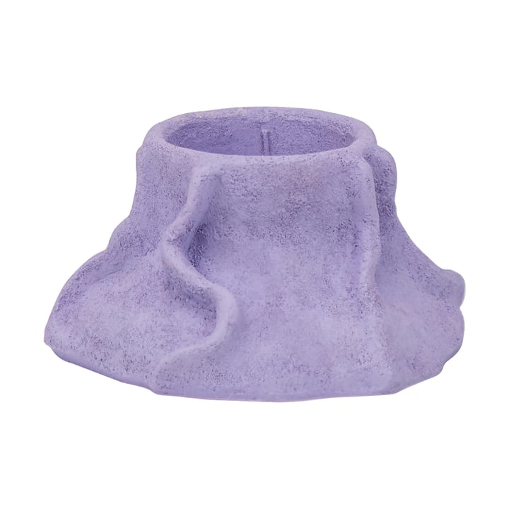 Art Piece lava -kynttilänjalka Ø 12,5 cm - Light lilac - Mette Ditmer