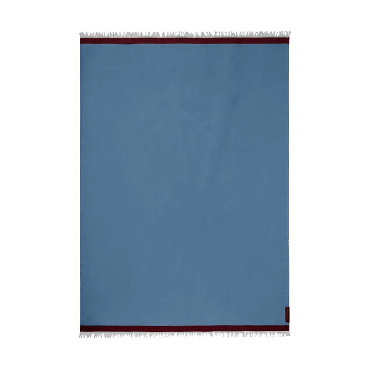 Duet torkkupeitto - Blue-Beige (sininen-beige), 130x175 cm - Mette Ditmer