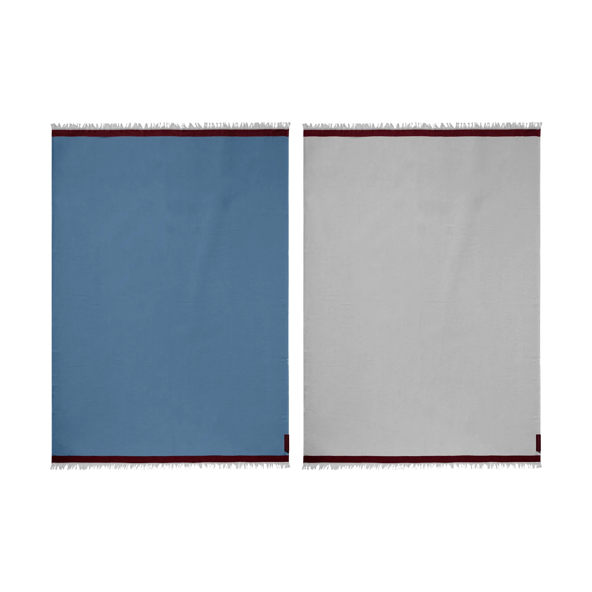 Duet torkkupeitto, Blue-Beige (sininen-beige), 130x175 cm Mette Ditmer