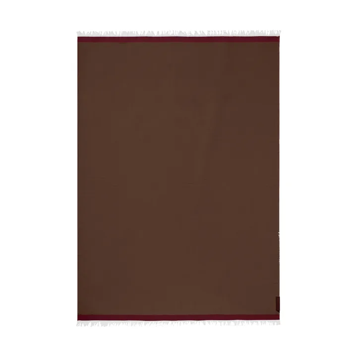 Duet torkkupeitto - Brown-Beige (ruskea-beige), 130x175 cm - Mette Ditmer