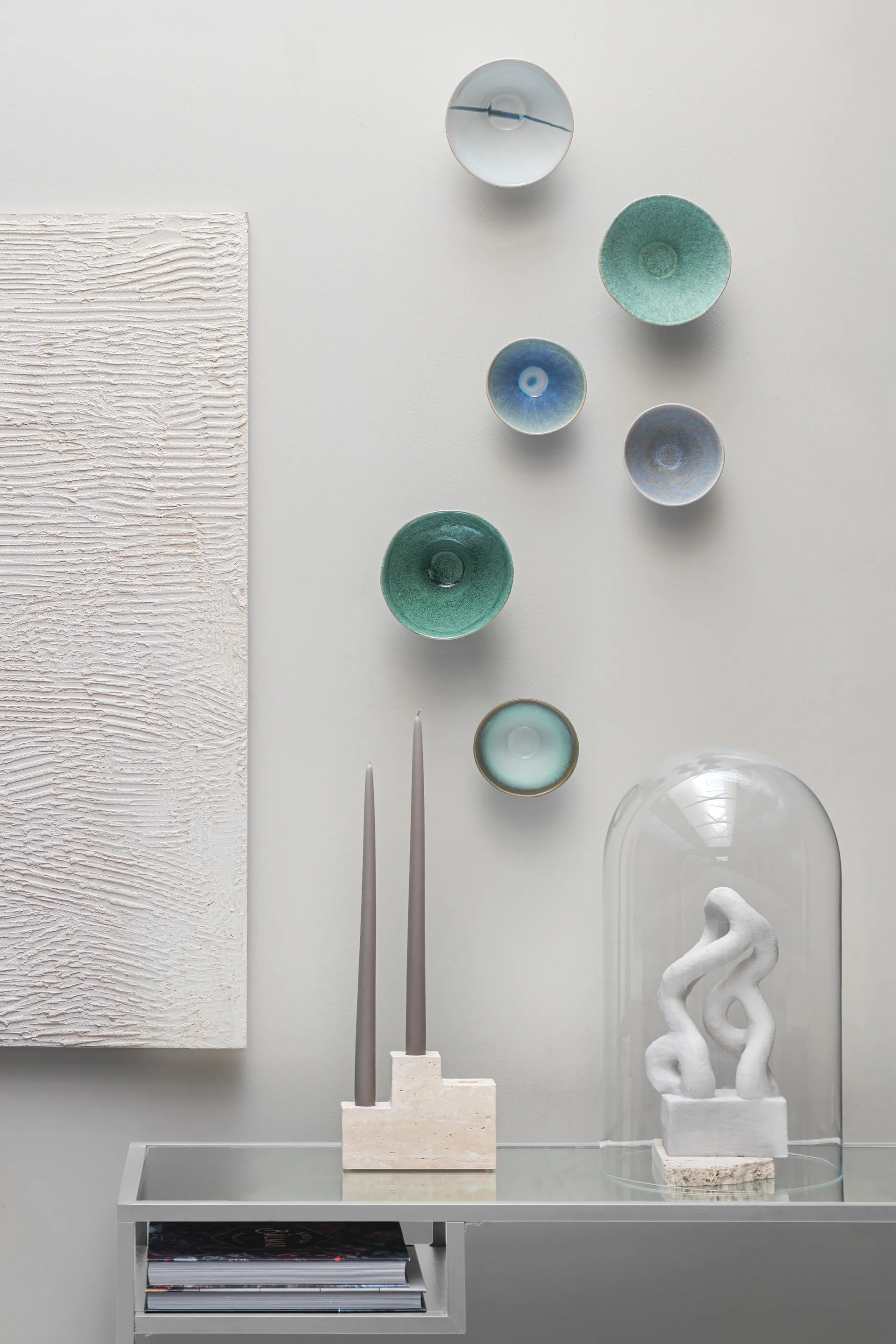 Elements kulho medium Ø15,5 cm 3 kappaletta, Vihreä Mette Ditmer