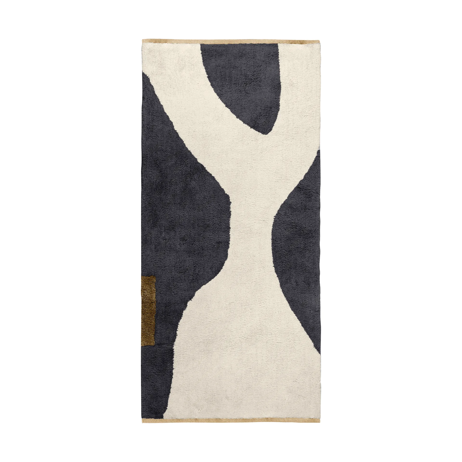 Figura matto, Harmaa-beige, 70x150 cm Mette Ditmer