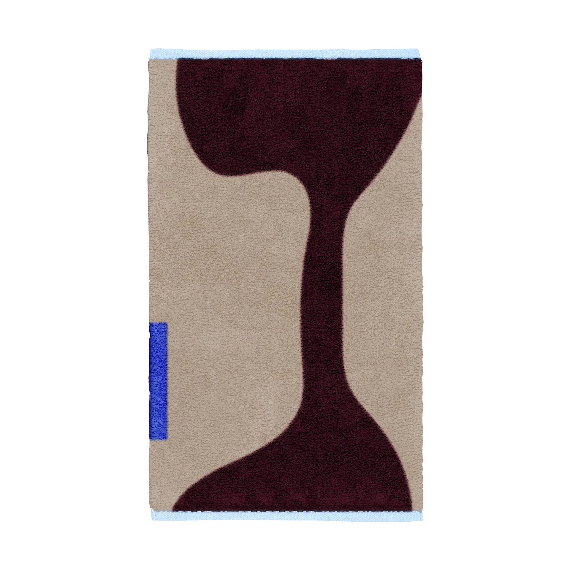 Figura matto, Red-Beige, 50x80 cm Mette Ditmer