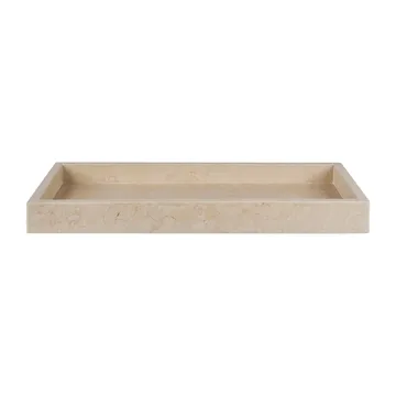 Marble koristetarjotin 16 x 31 cm - Hiekka - Mette Ditmer