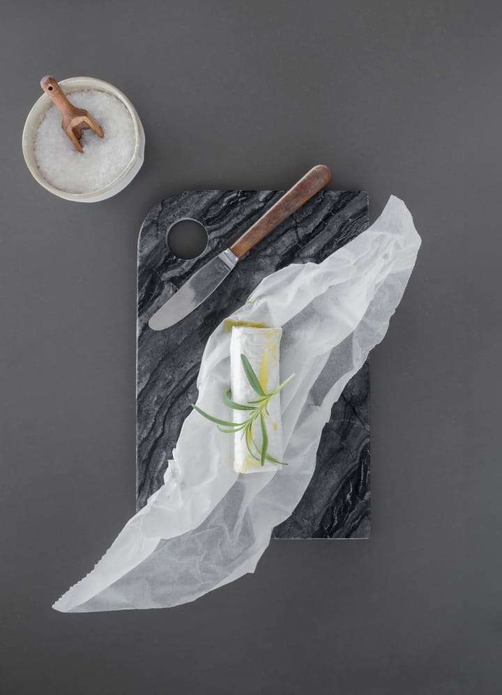 Marble tarjotin medium 20x30 cm, Black-grey Mette Ditmer