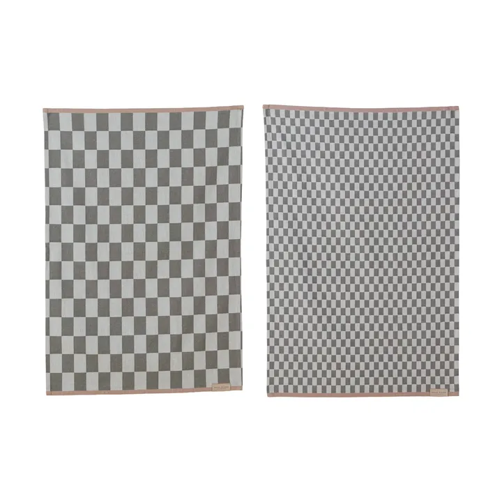 Mini-Max keittiöpyyhe 2-pack - Gray (harmaa), 50x70 cm - Mette Ditmer