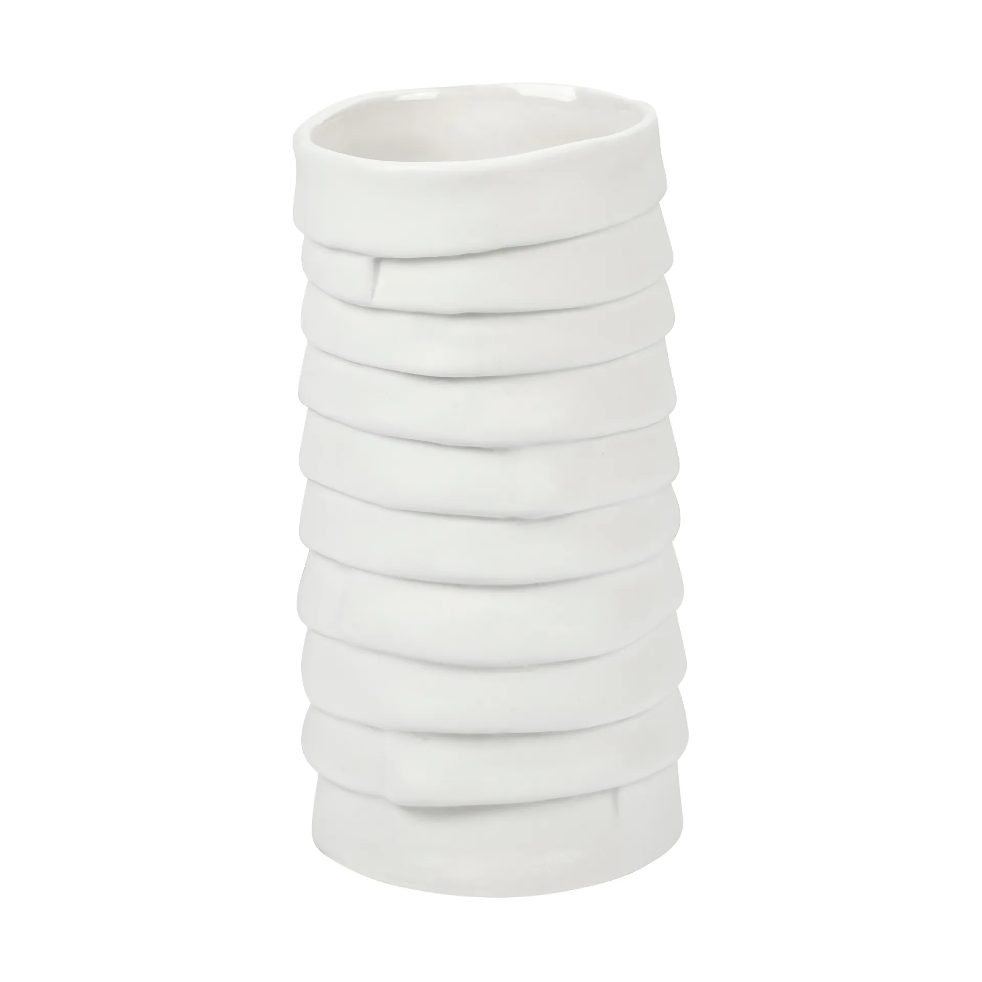 Rusetti vaasi pieni 13 cm, Off-white Mette Ditmer