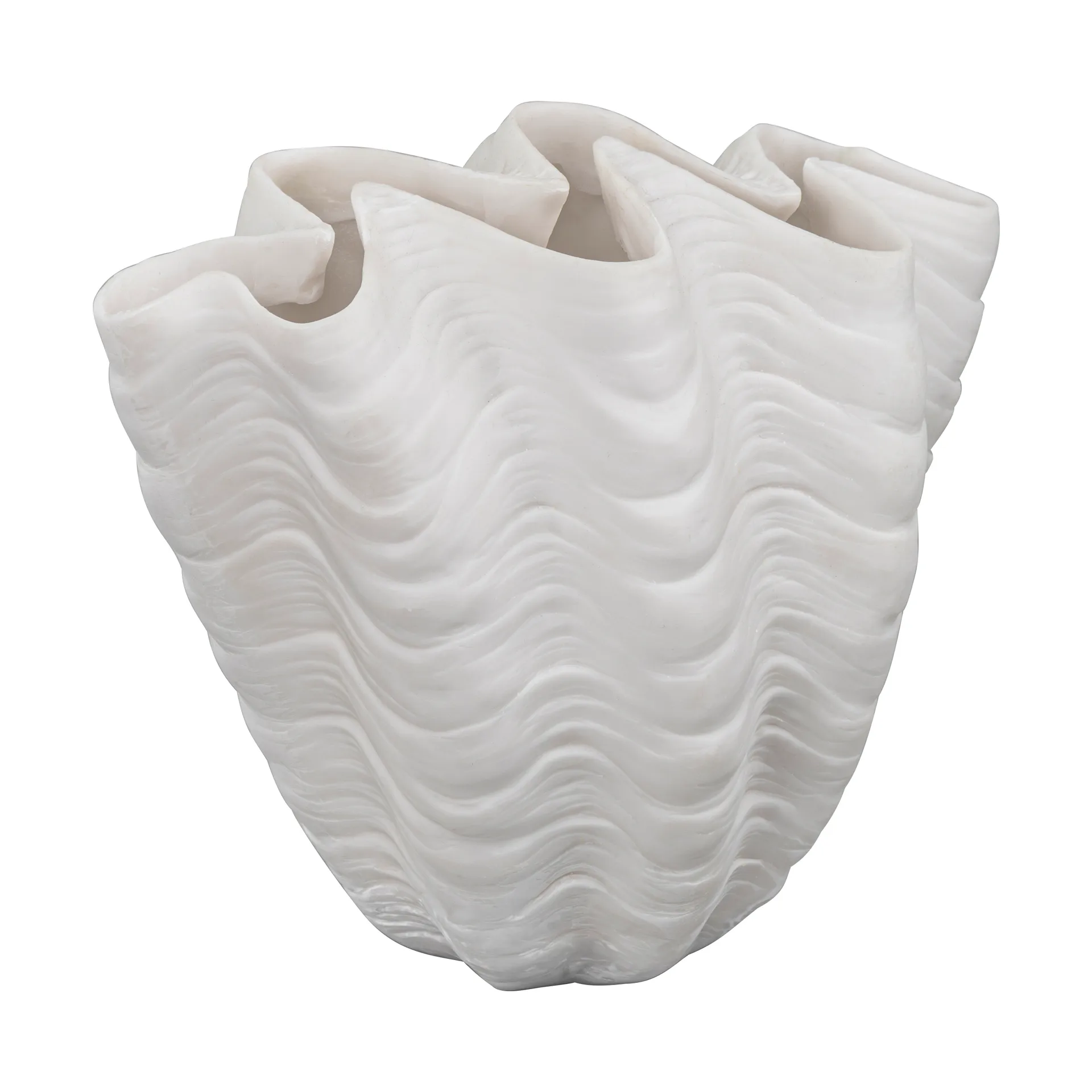 Shell-maljakko, Pieni, 22 cm, white Mette Ditmer