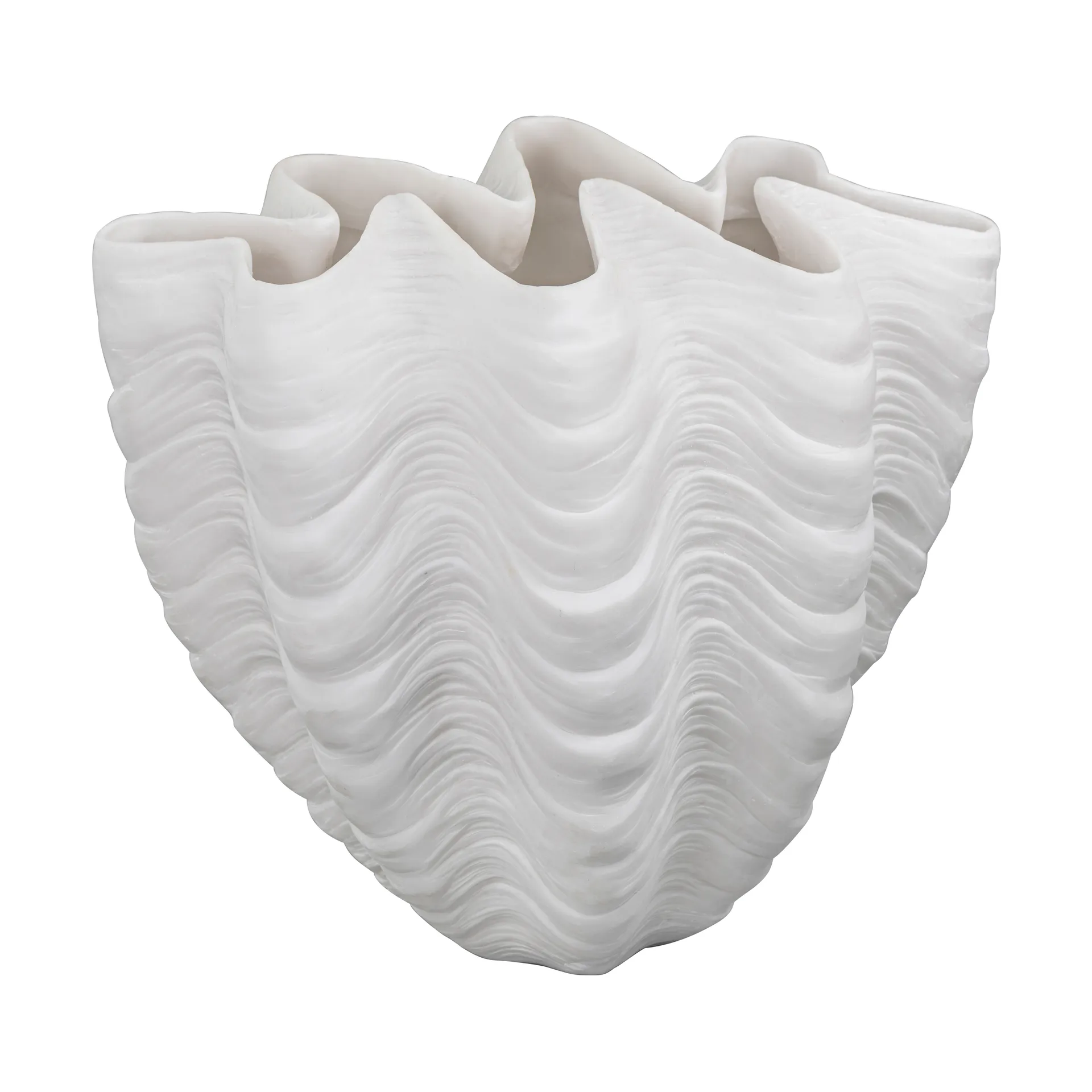 Shell-maljakko, Suuri, 30 cm, white Mette Ditmer