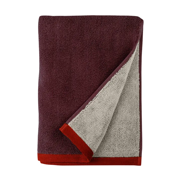 Soft pyyhe 50x90 cm - Gray-Red (harmaa-punainen), 50x90 cm - Mette Ditmer