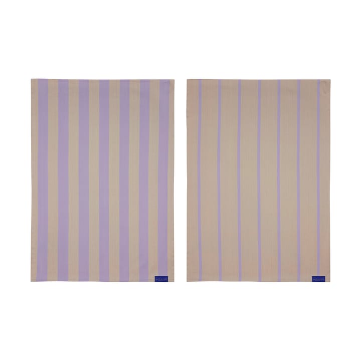 Stripes keittiöpyyhe 50x70 cm 2 kpl, Sand Mette Ditmer