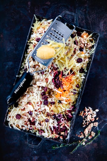 Gourmet extra karkeateräinen raastinrauta 31 cm - Musta - Microplane