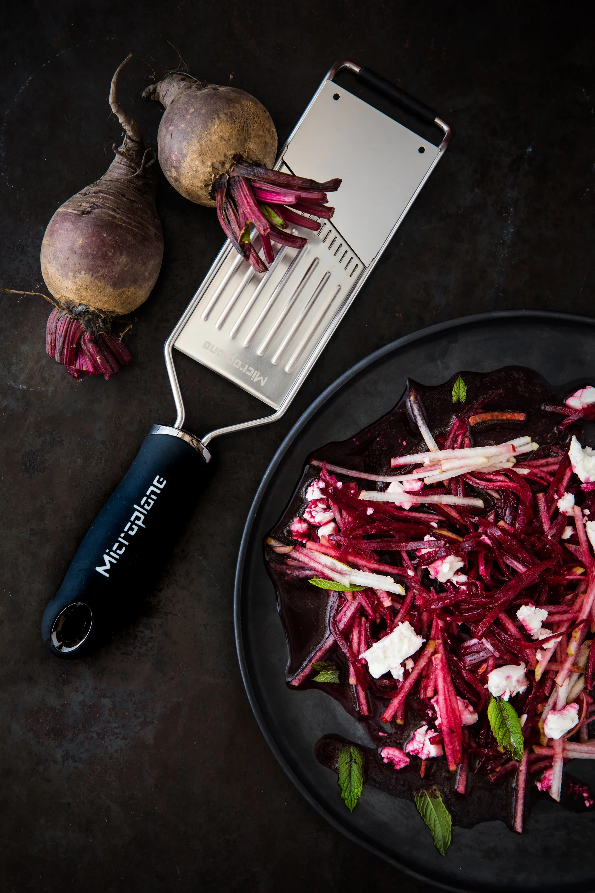 Gourmet juliennesleikkuri 31 cm, Musta Microplane