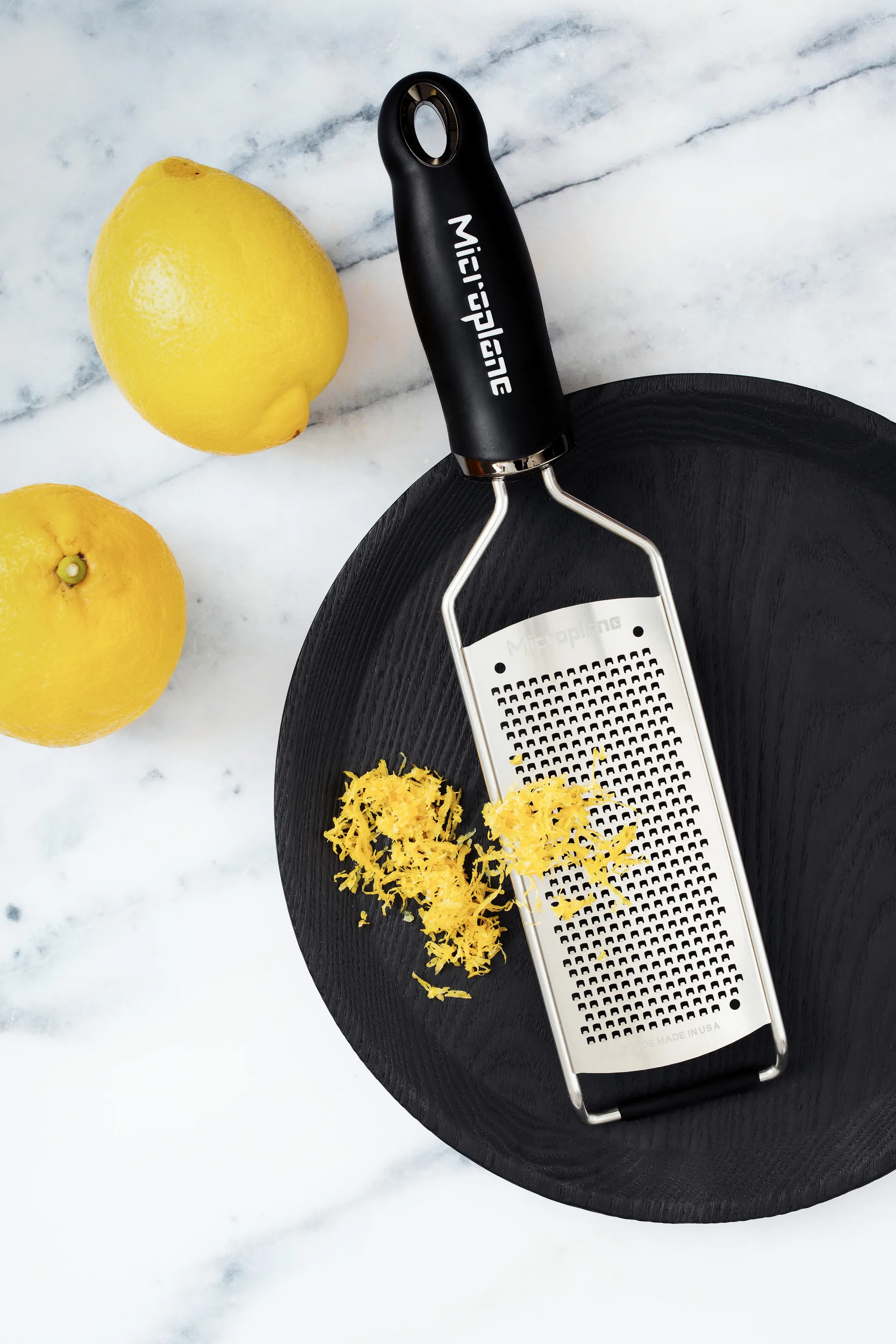 Gourmet-raastin, hieno 31 cm., Musta Microplane