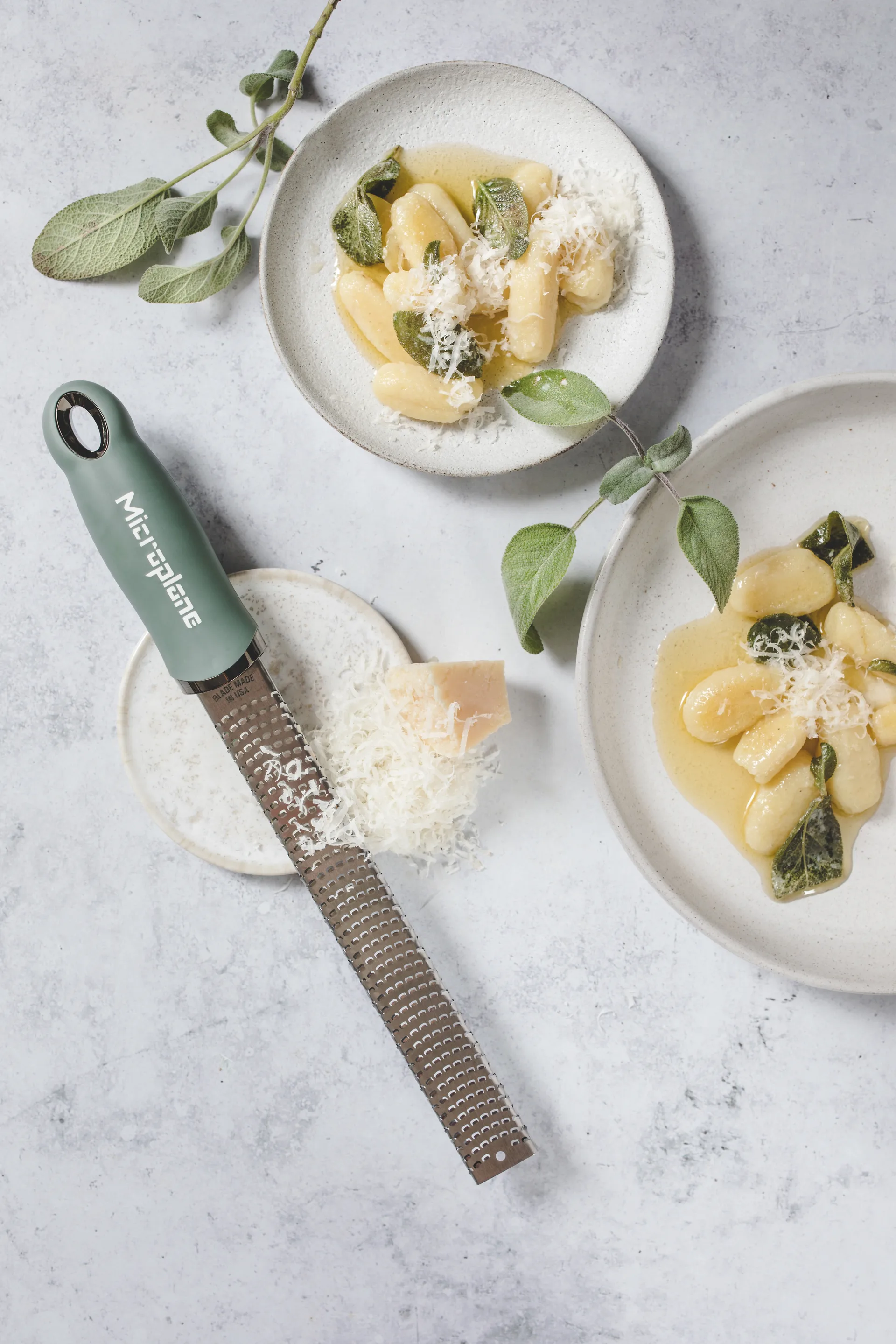 Premium klassinen raastin 32 cm, Eucalyptus green Microplane