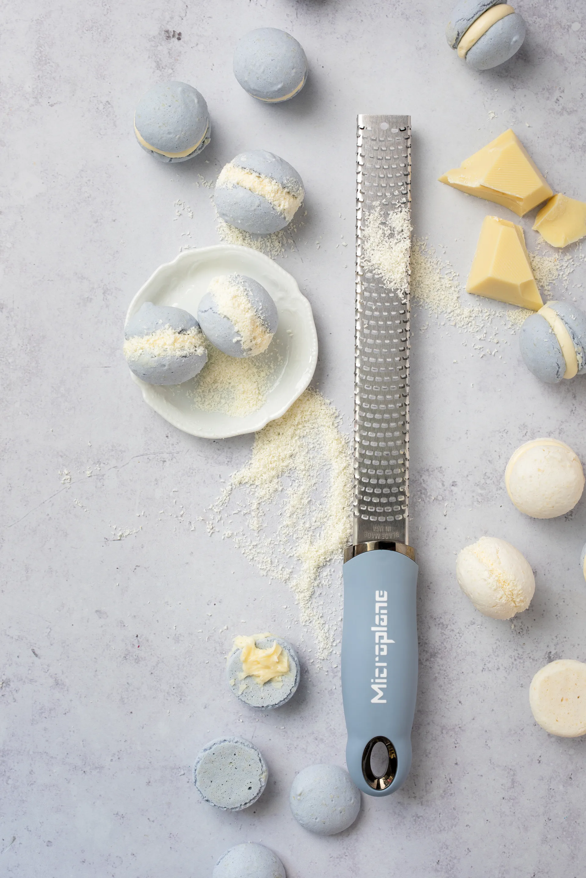 Premium klassinen raastin 32 cm, Taivaansininen Microplane